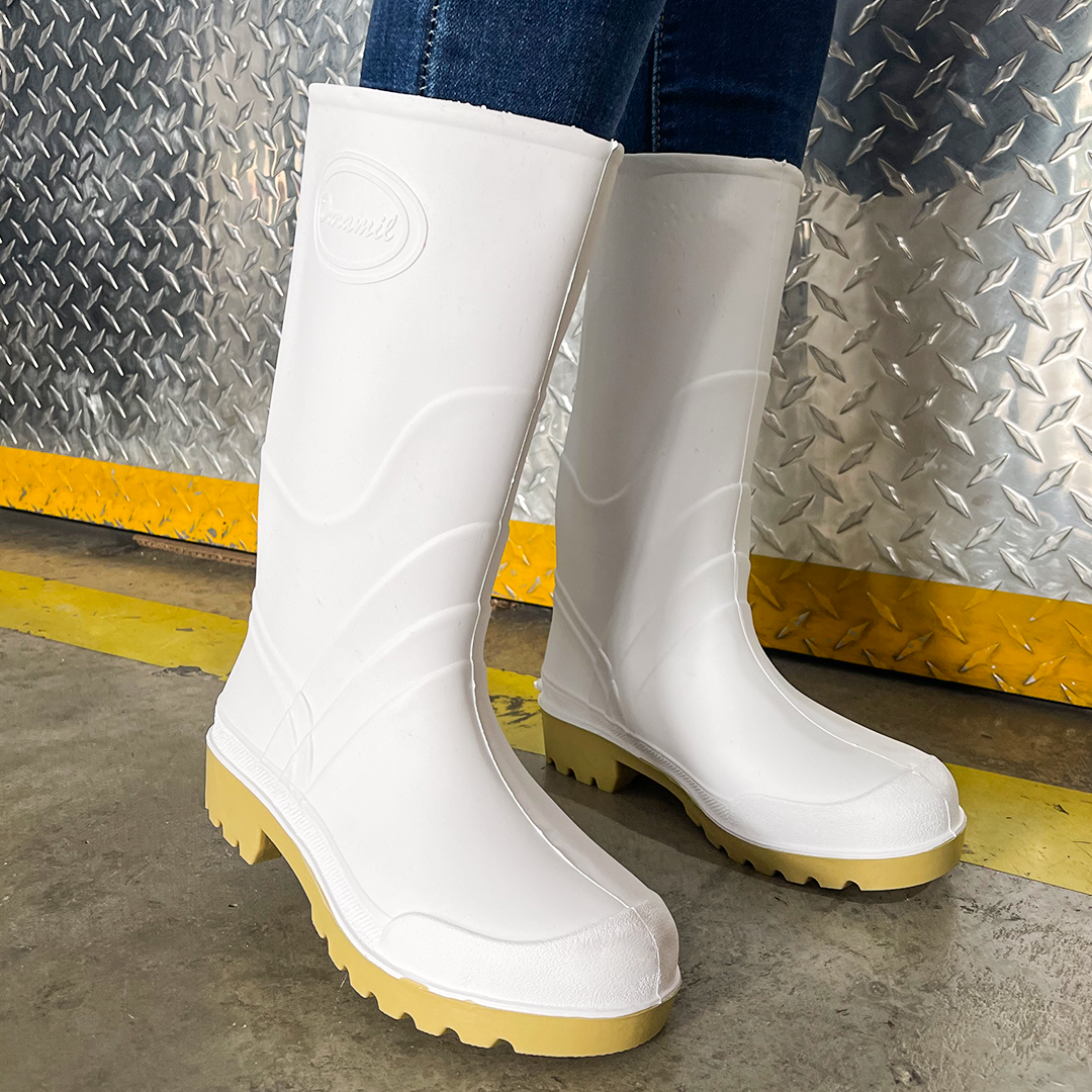 Bota PVC Modelo Starplus Marca Duramil Blanco IWA - 3